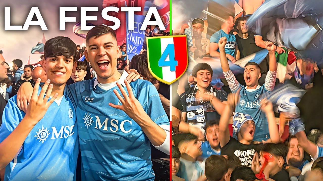 🔵🏆 FESTA NAPOLI CAMPIONE D'ITALIA: Ecco Com'è Andata la Notte dello Scudetto!