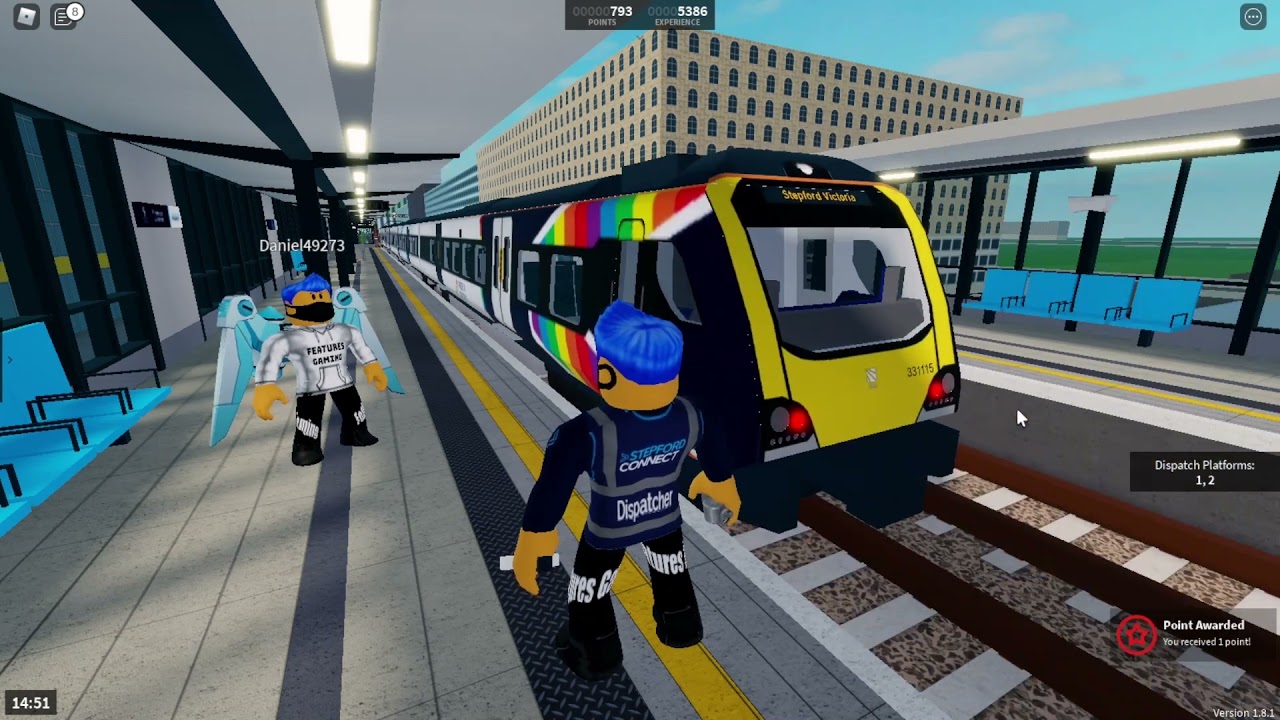 DISPATCHING AT FINANCIAL QUARTER!! (v1.8.1) Roblox - Stepford County Railway