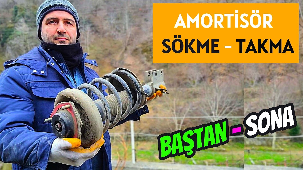Ön amortisör,kule nasıl sökülür takılır değiştirilir montaj | Helezon Yayı Anahtarı Kullanma | SUCCE