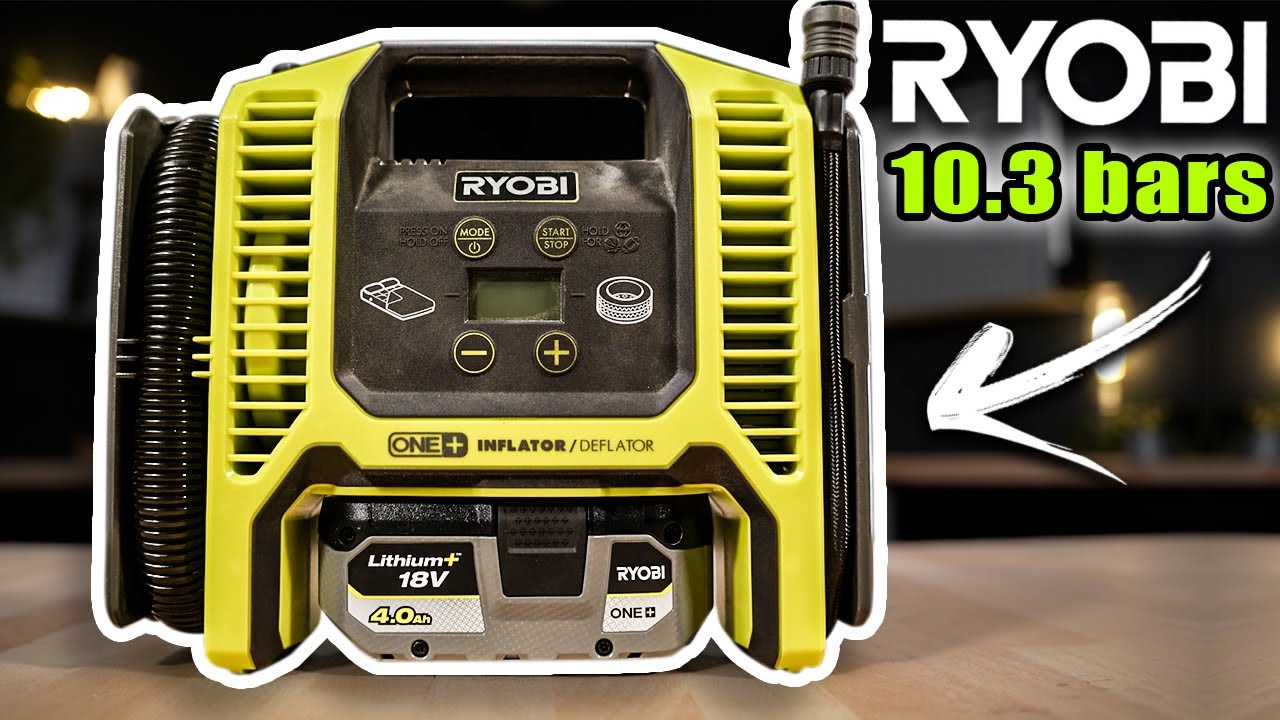 Compresseur Ryobi - Gonfleur Souffleur 18 V ONE+ (R18MI-0)