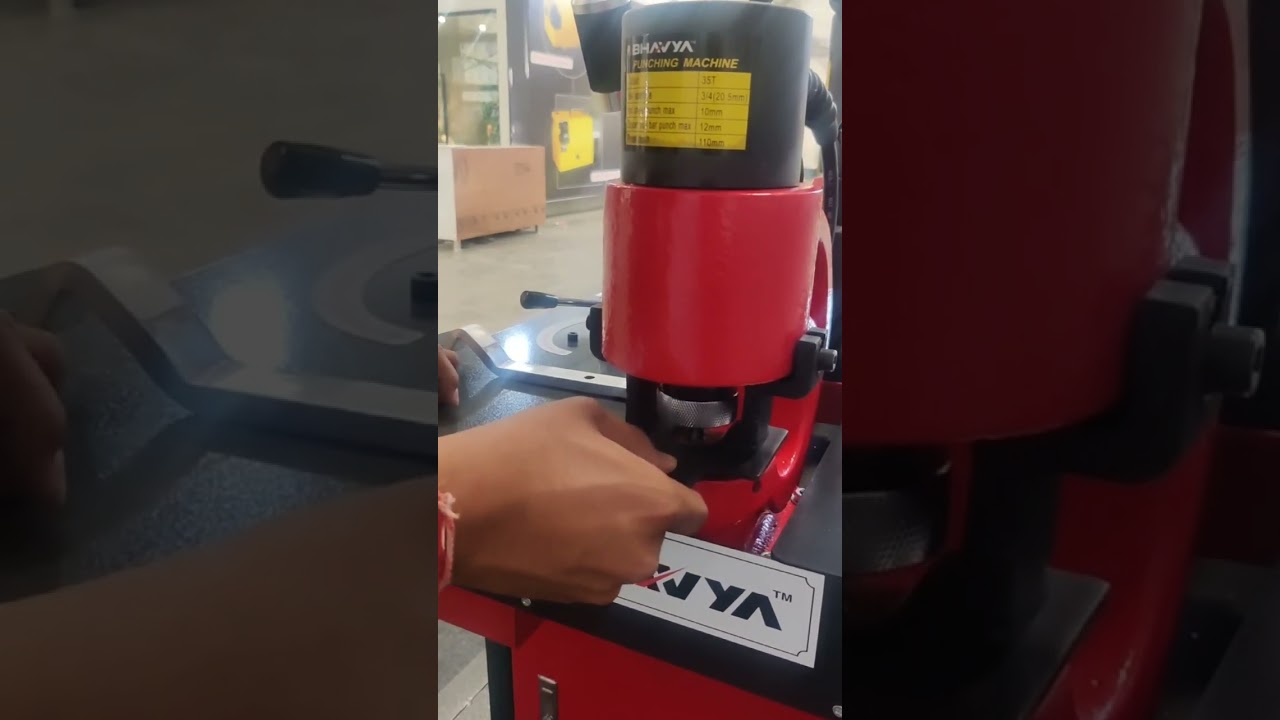 Portable Busbar processing Machine for Aluminium & Copper Busbars, Model 200B