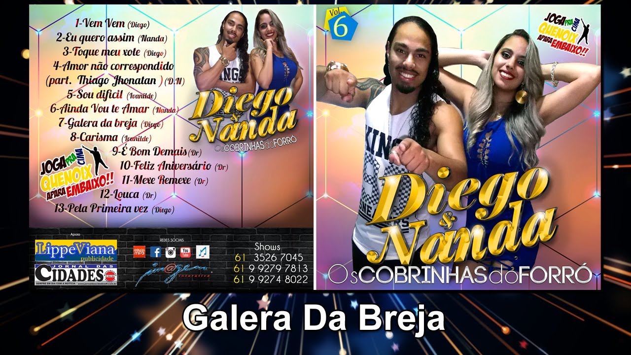 Diego e Nanda Os Cobrinhas Do Forr&oacute; vol.6 - Galera Da Breja