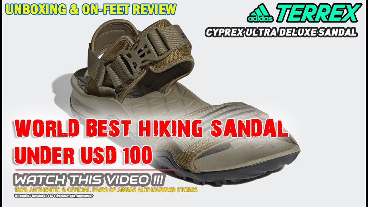 Unboxing & on feet review ADIDAS TERREX CYPREX ULTRA DELUXE SANDAL HIKING/OUTDOOR (100% AUTHENTIC)