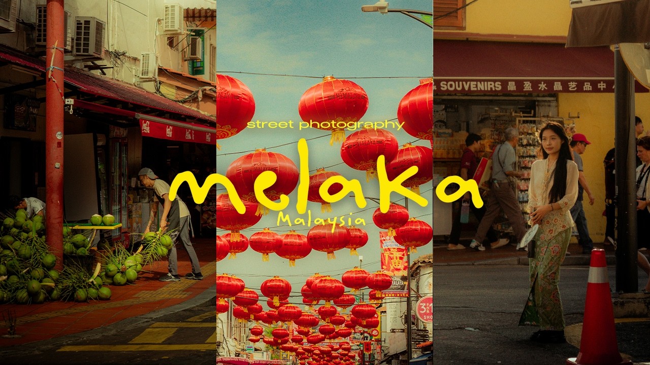 A day of street photography in Melaka, Malaysia