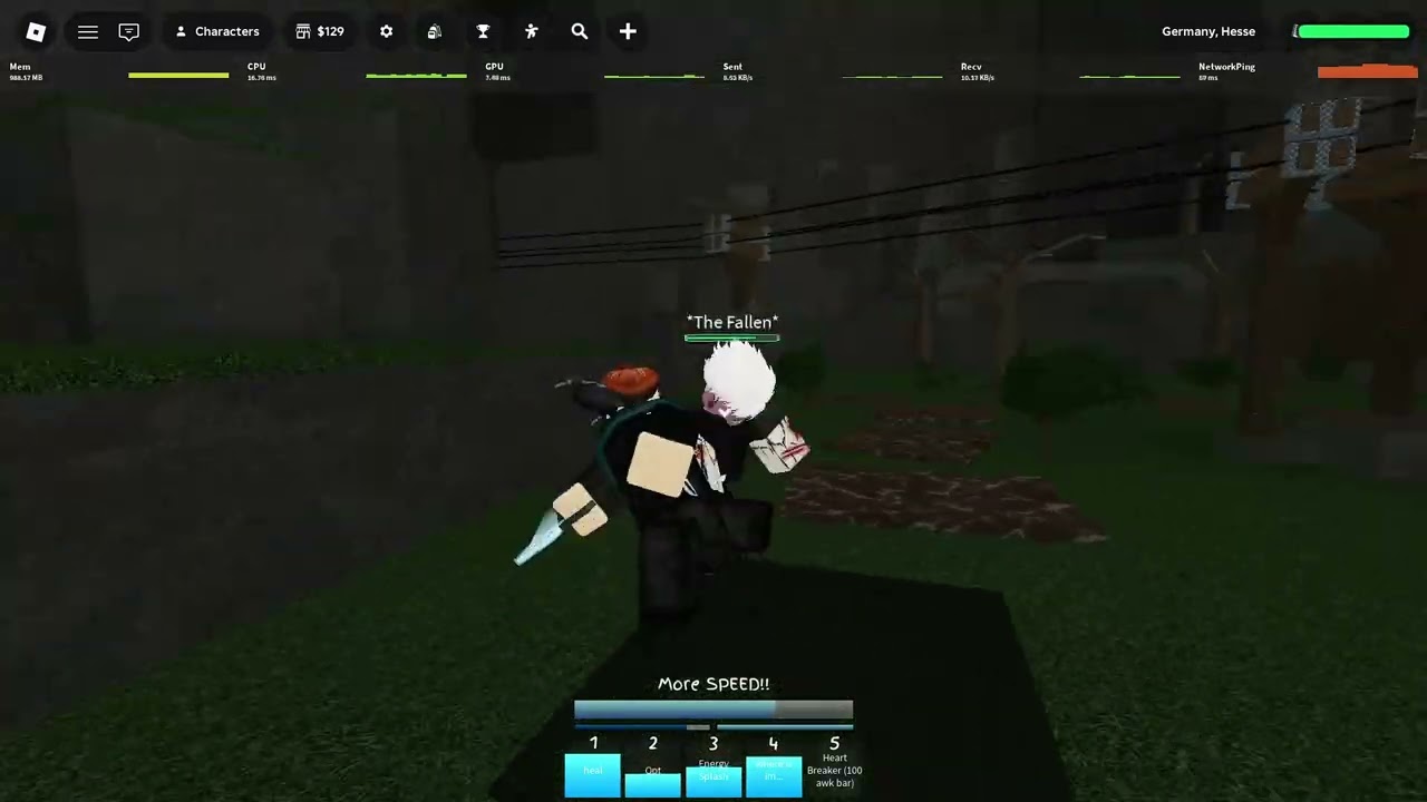 1v1 whith (infected) Fallen