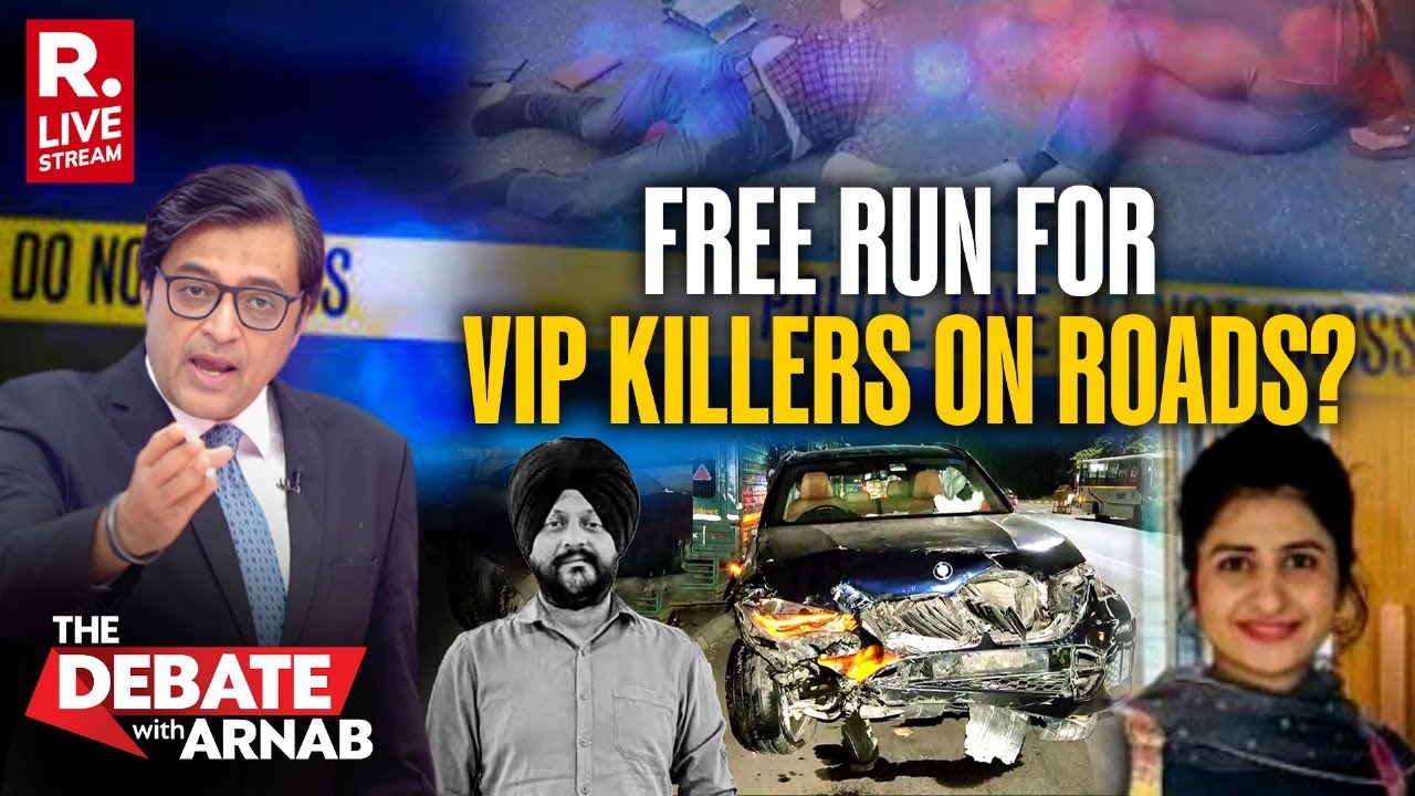 Debate With Arnab LIVE: BMW Mows Down Govt Official, Free Run For VIP Killers On Road?