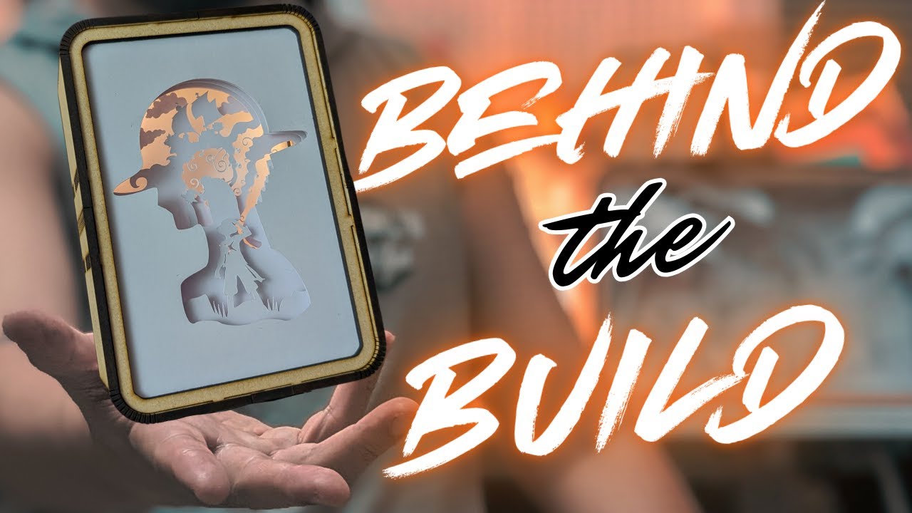 Behind the Build: One Piece Shadow Box | Handmade LED Anime Art!