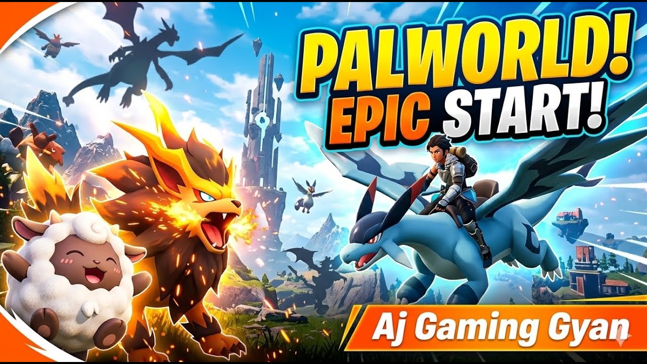 Palworld Live 🔥 Invite Code: DB85BU | Team Join Karo Co-op Grind Shuru | Aj Gaming Gyan