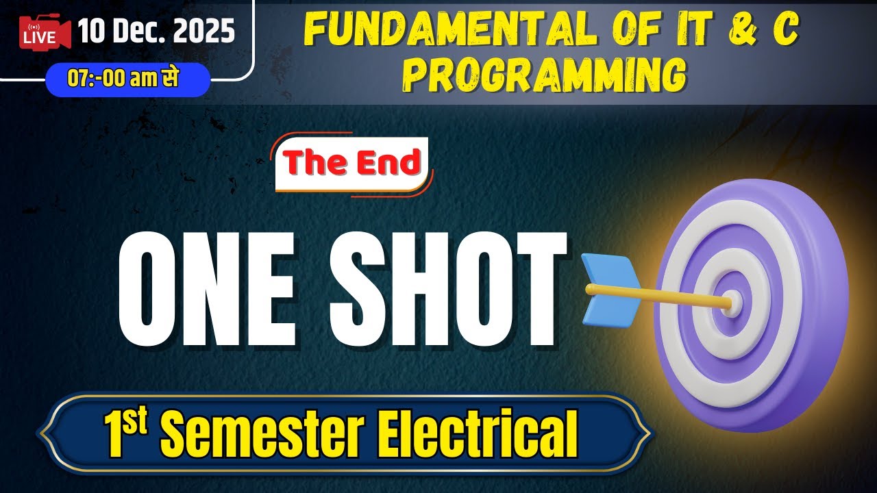 One Shot || Fundamental of IT & C Programming || Polytechnic 1st Semester Electrical