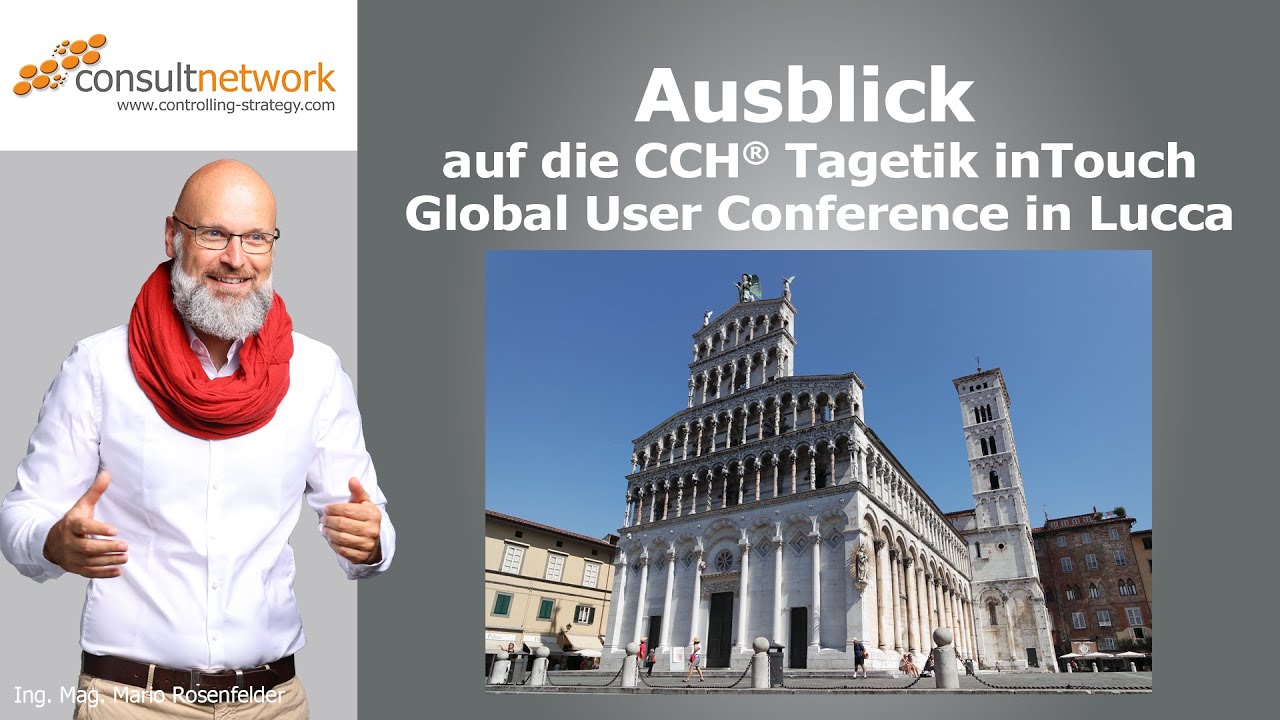Ausblick auf die CCH® Tagetik inTouch Global User Conference 2022 in Lucca