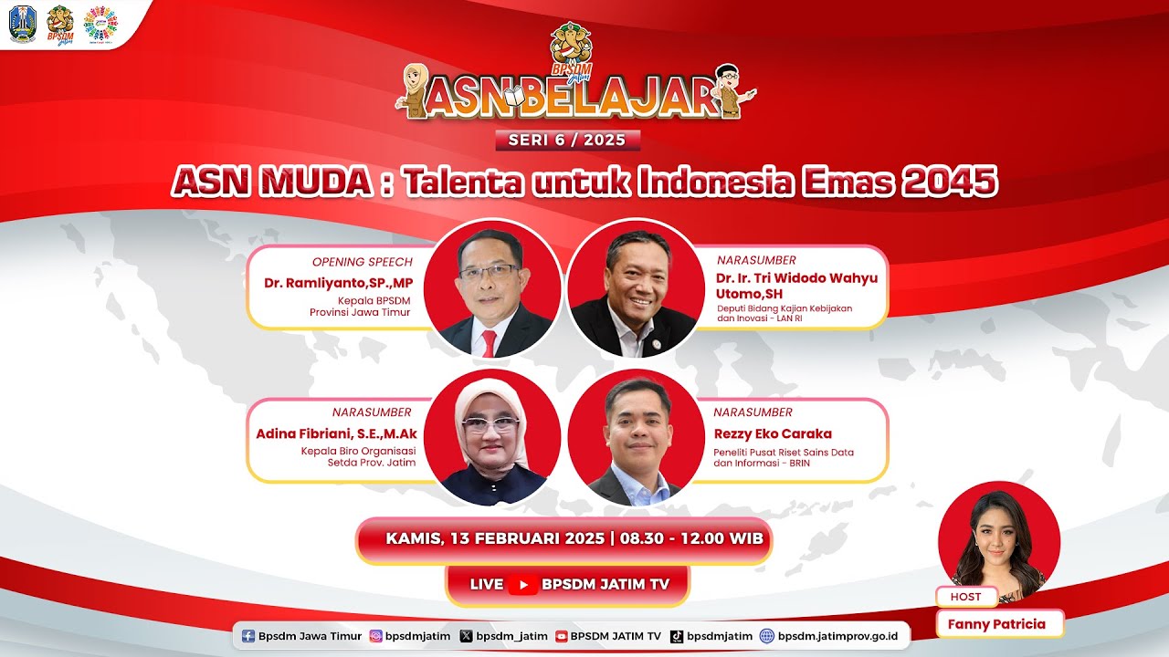 ASN Belajar Seri 6 | 2025 - ASN Muda : Talenta untuk Indonesia Emas 2045