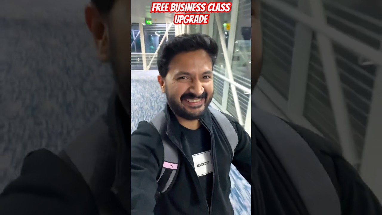 Free Business class upgrade- Emirates #emirates #free #upgrade #viralvideo