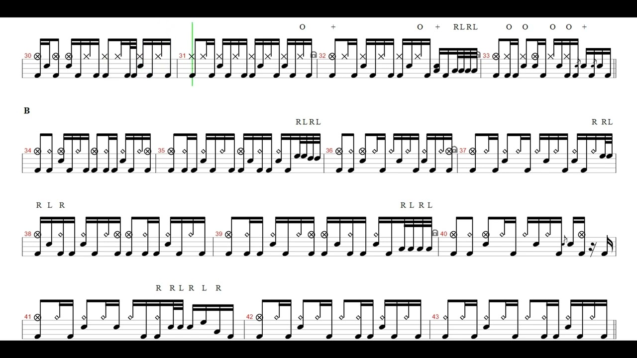 alter bridge - fine the real | Drum Score, Drum Sheet Music
