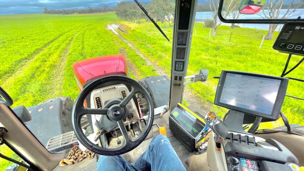 CASE IH 340 Tractor Rolls 55 Hectares In One Day