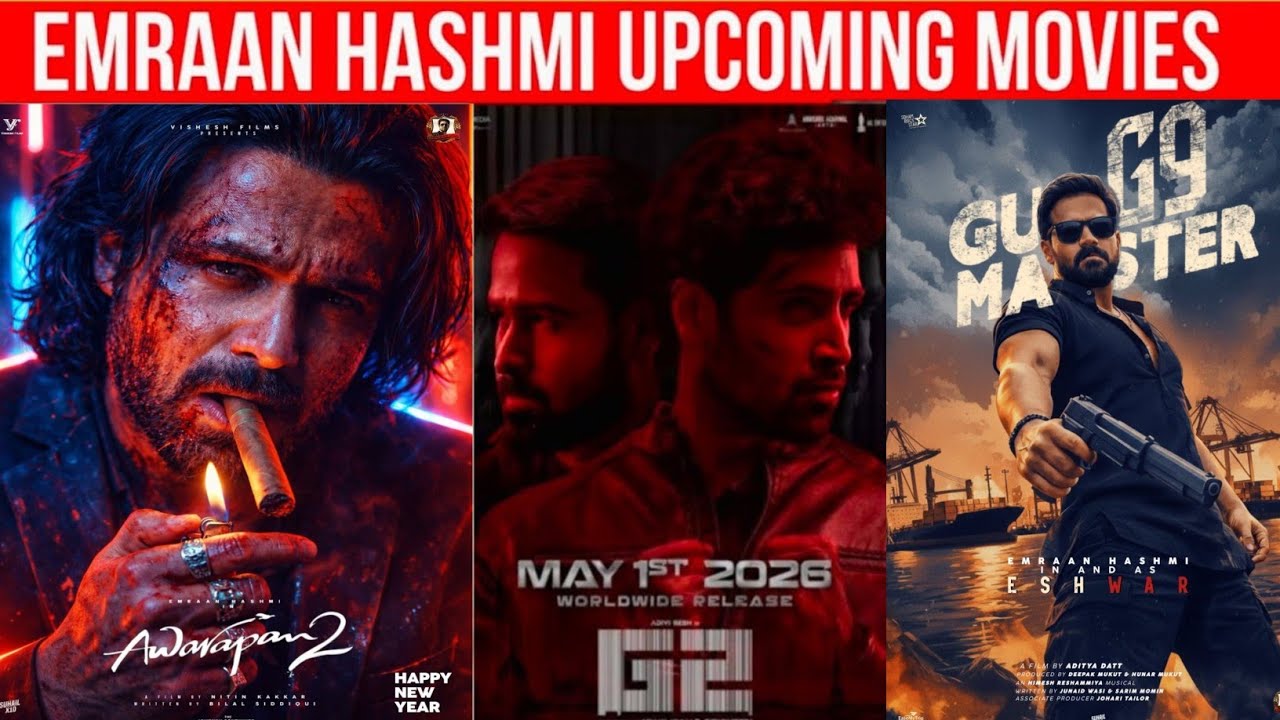 Top 05 EMRAAN HASHMI Upcoming Movies & Web Series List 2025-26 With Release Date & Cast | Awarapan 2