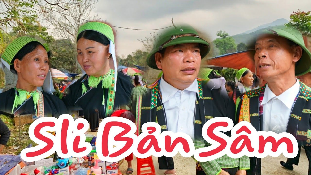 Hát sli bản Sâm- cặp đôi trú mưa ven đường giao lưu-Lễ hội bản Sâm Cao Lâu