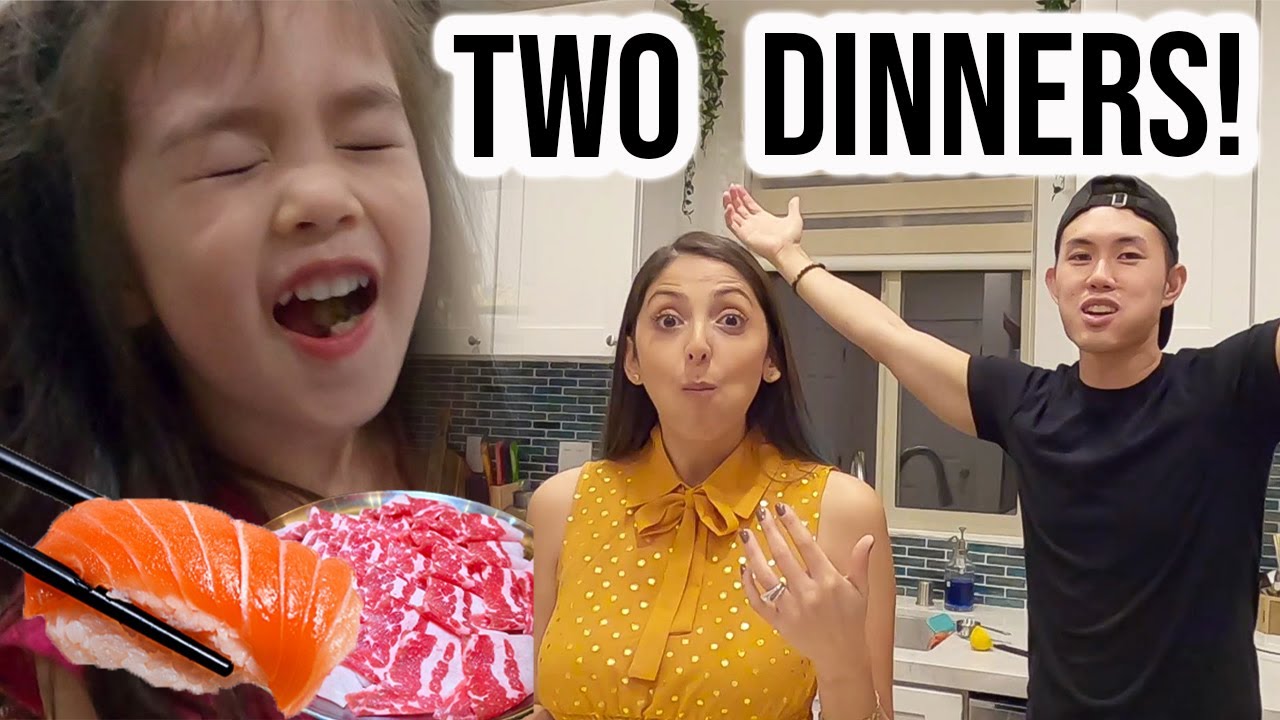 Eating 2 Dinners with Tiff & Case!