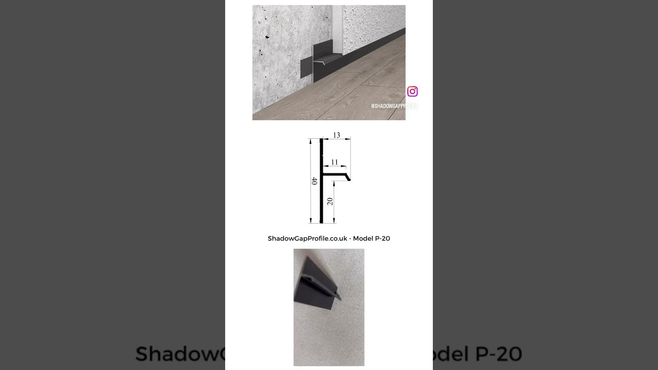 Shadow gap profile, interior design details. #designdetails #designideas #designinspiration