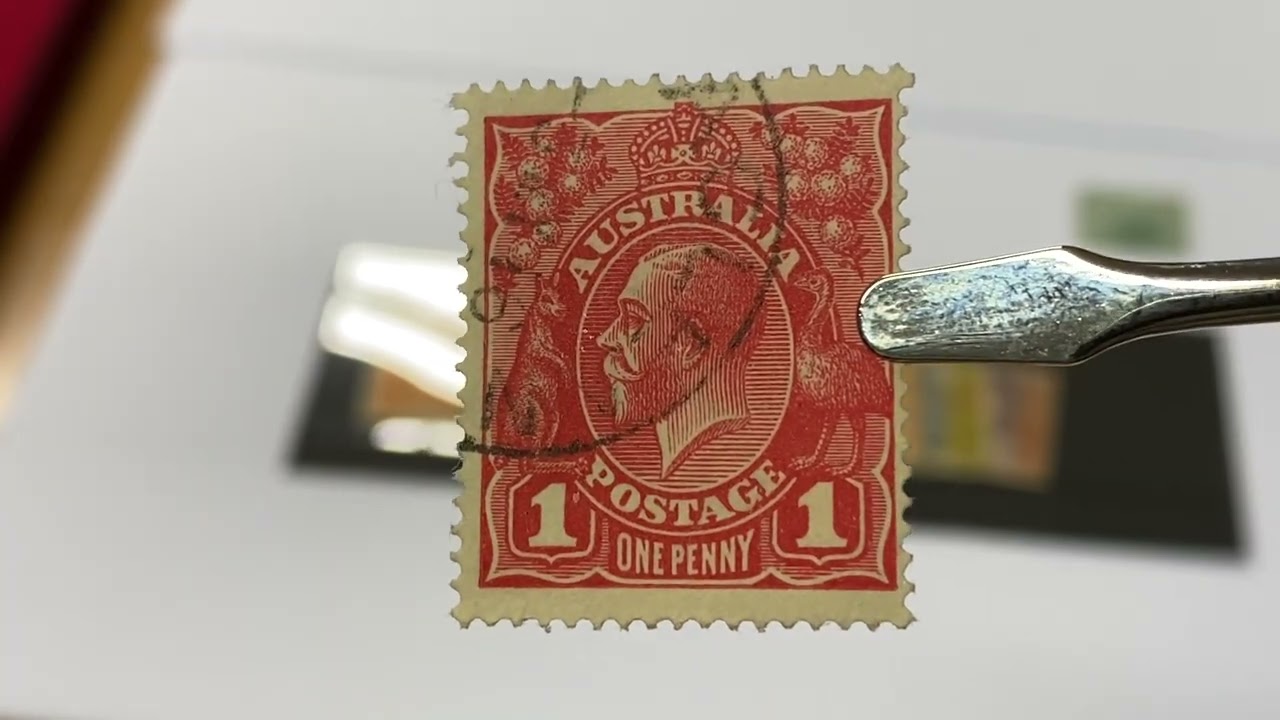 Brief Timeline of early Australian stamps