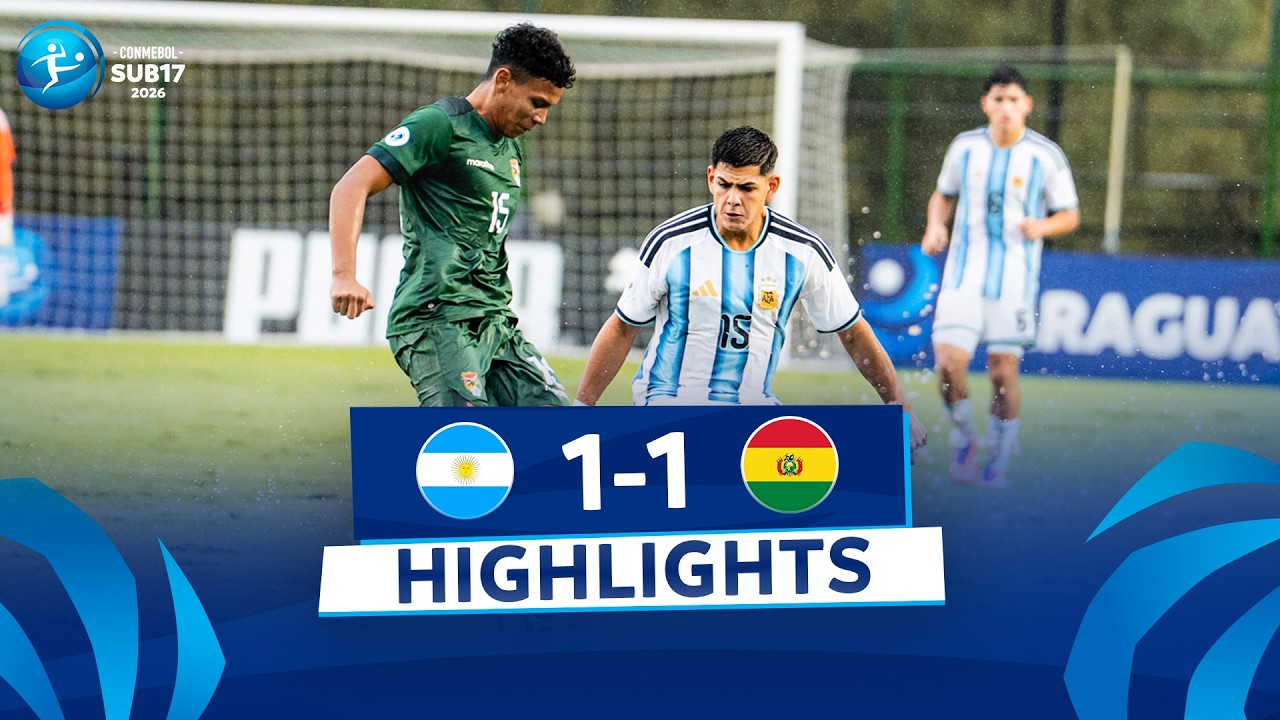 ARGENTINA vs. BOLIVIA [1-1] | RESUMEN | CONMEBOL SUB17 | FASE DE GRUPOS