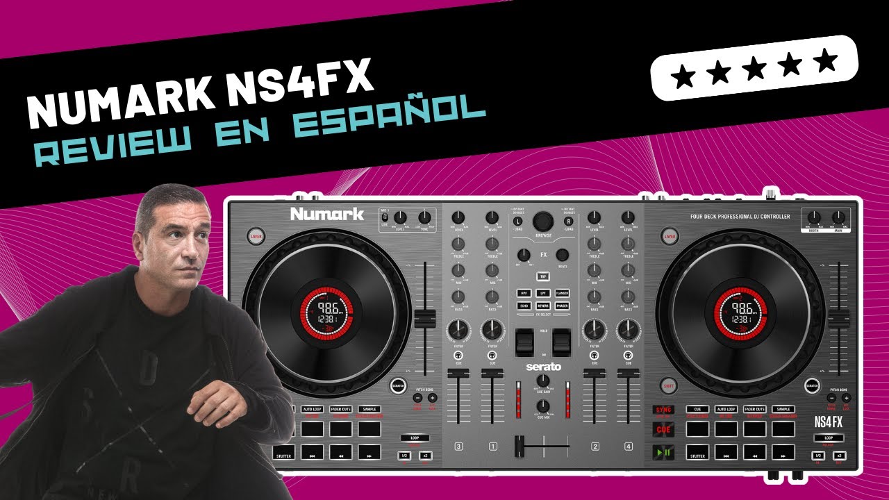Numark NS4FX 🇪🇸 Unboxing & Review