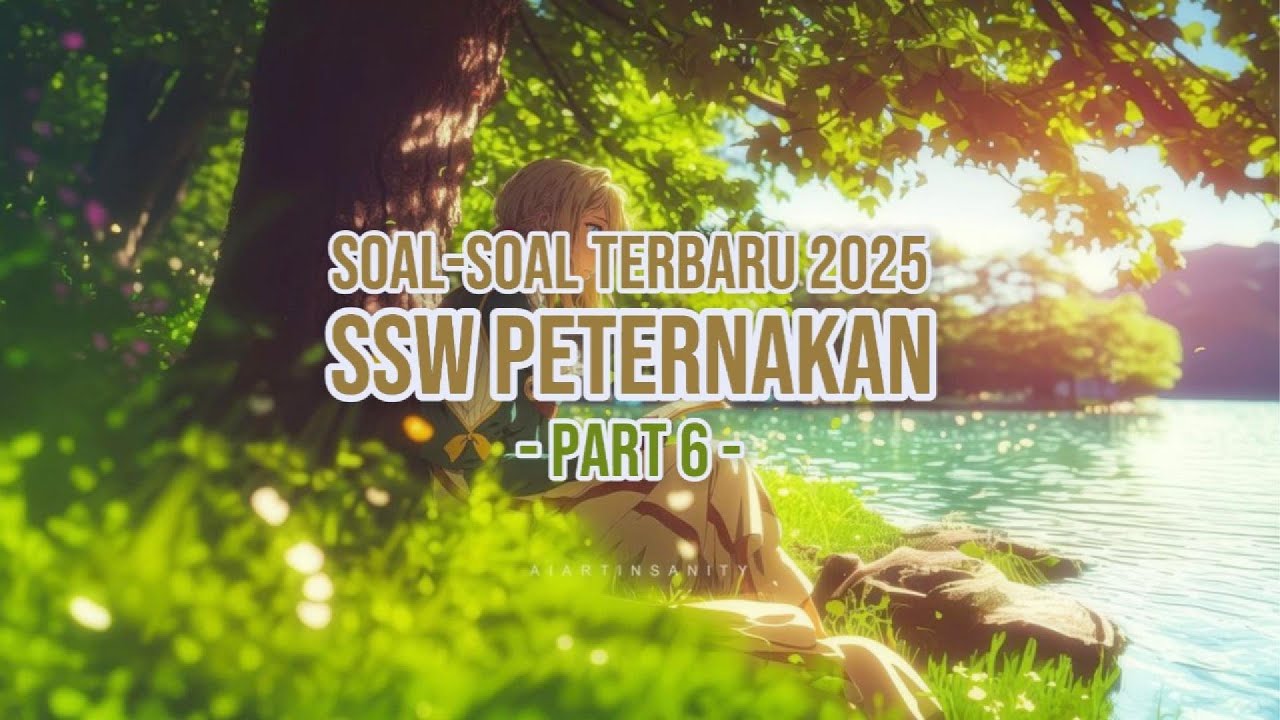 SOAL SSW PETERNAKAN PART 5 TERBARU 2025 #sswpeternakan #ssw #TOKUTEGINOU #nihongonotesuto 