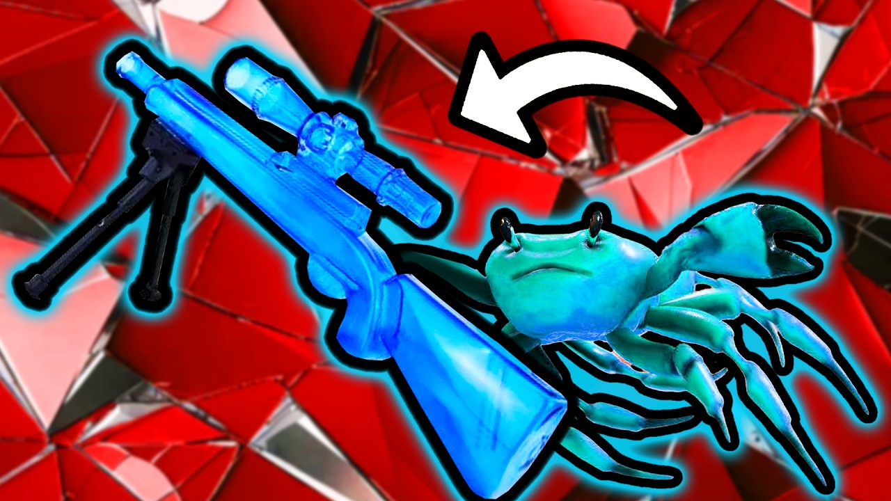 GLASS CANNON One-Shot Sniper Build in Crab Champions