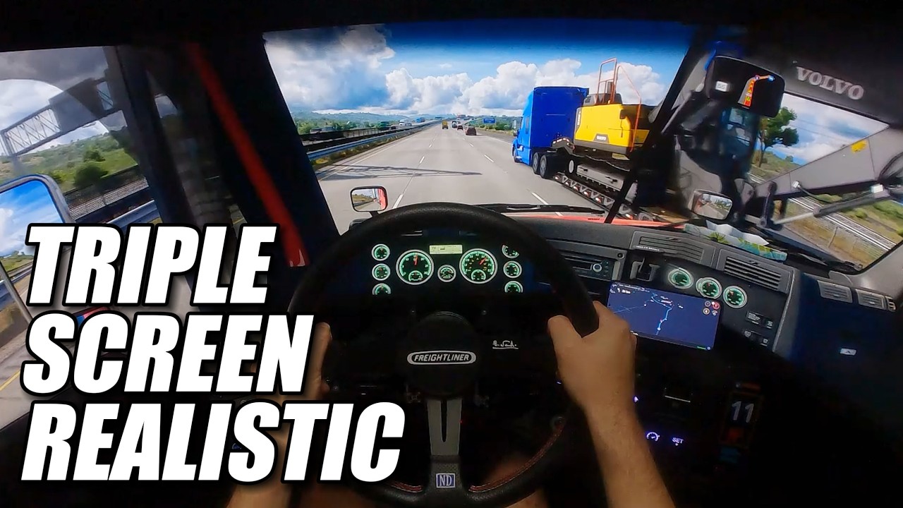CASCADIA 125 🔥 CALIFORNIA LONG HAUL | Ultra Realistic POV | ATS Triple Screen