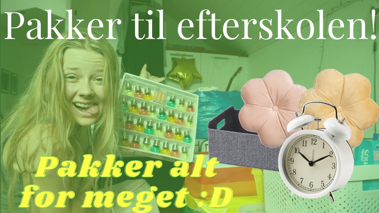 Pak med mig til efterskole! //  Mit år på Lunderskov efterskole // - Emilie Kragh :)