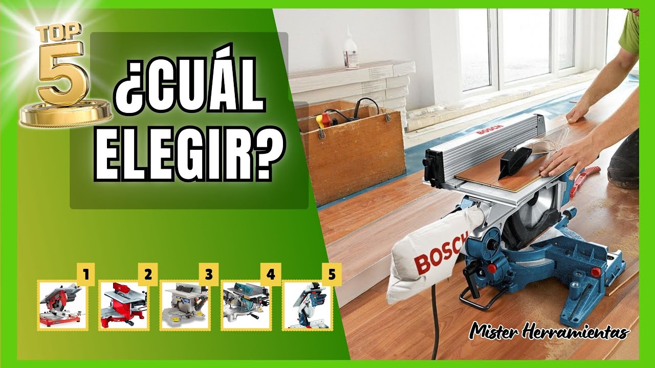 Sierras INGLETADORAS CON MESA 🛠️ Top 5 calidad-precio (profesional y bricolaje)