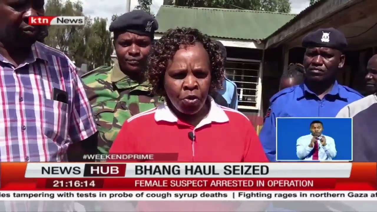 Police arrest a suspected Bhang dealer and confiscate Marijuana worth KSH 1.5 M in Kericho