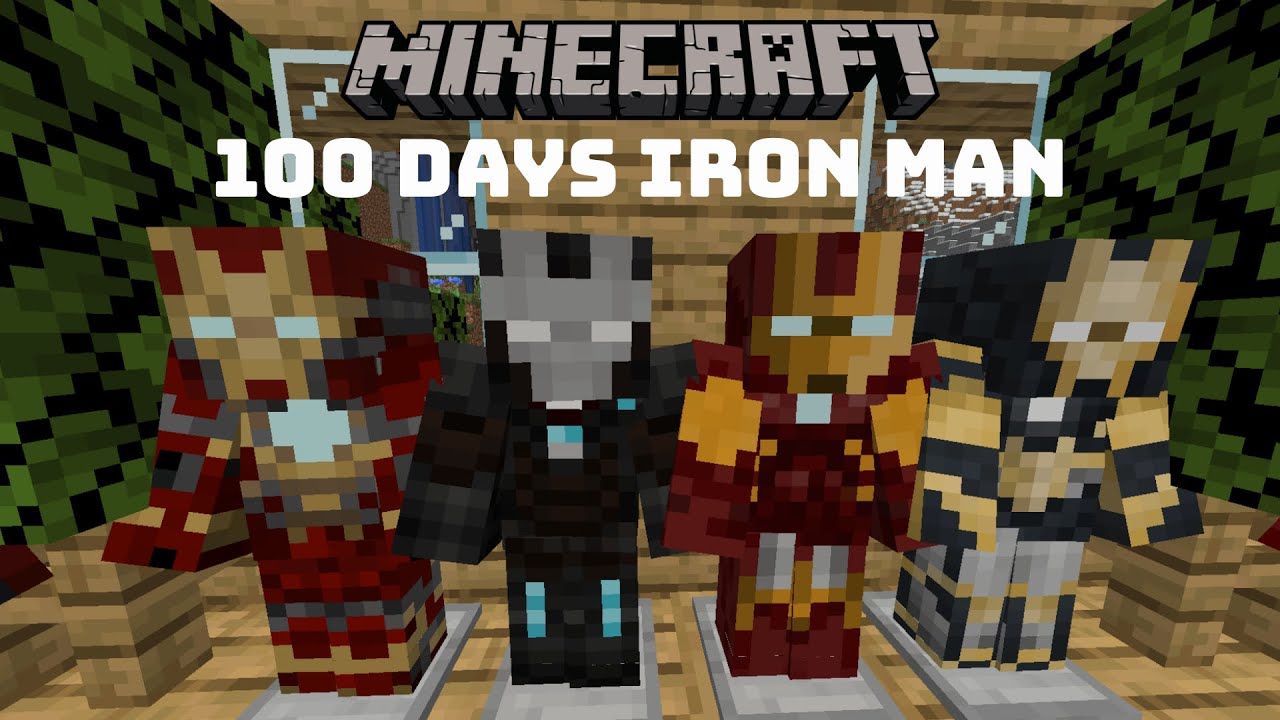 I SURVIVED 100 Days As IRON MAN!!