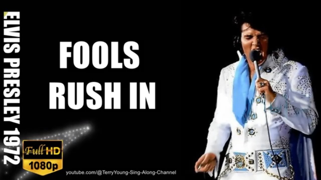 Passionate Elvis Sings Fools Rush In 1080 HQ Lyrics