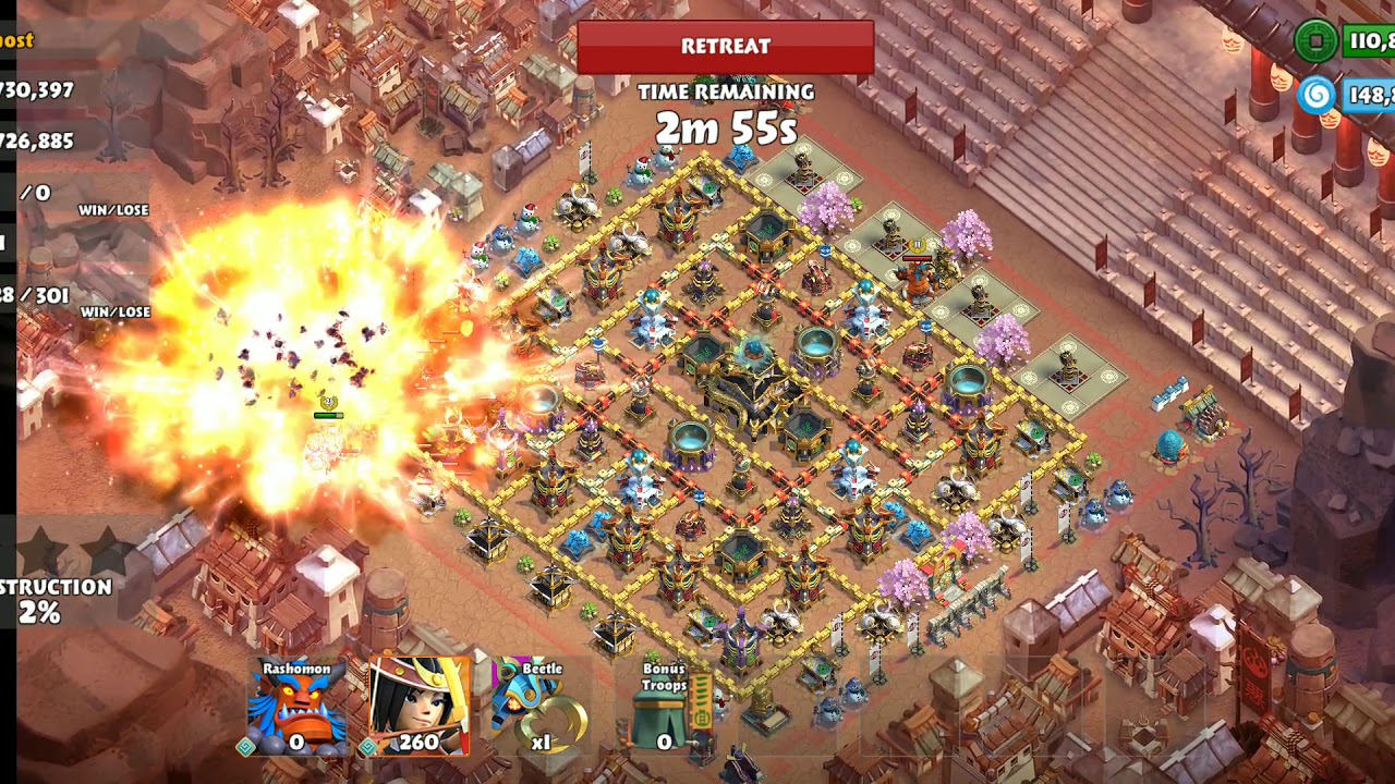 158 Archer attack, + Bonus Troops..! #SamuraiSiege