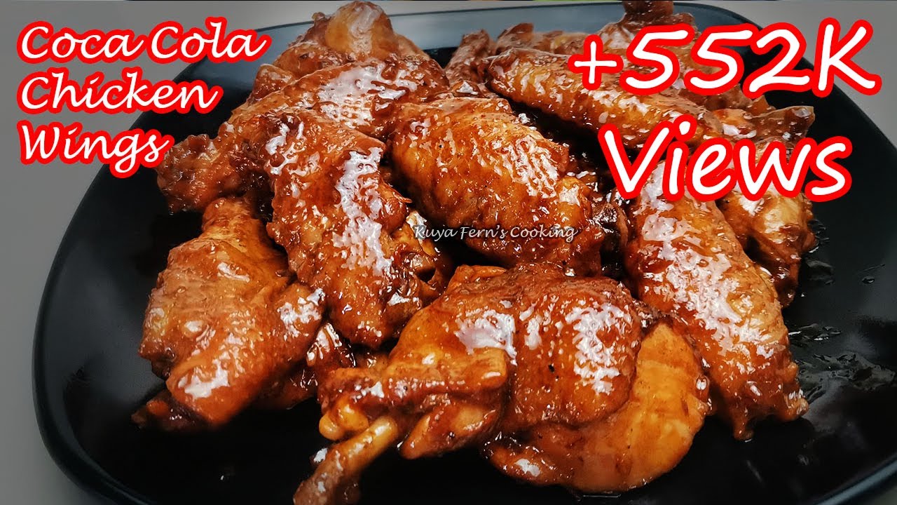 STAY AT HOME AND TRY TO MAKE THIS SUPER YUMMY COCA COLA CHICKEN WINGS RECIPE | SUPER EASY!!!