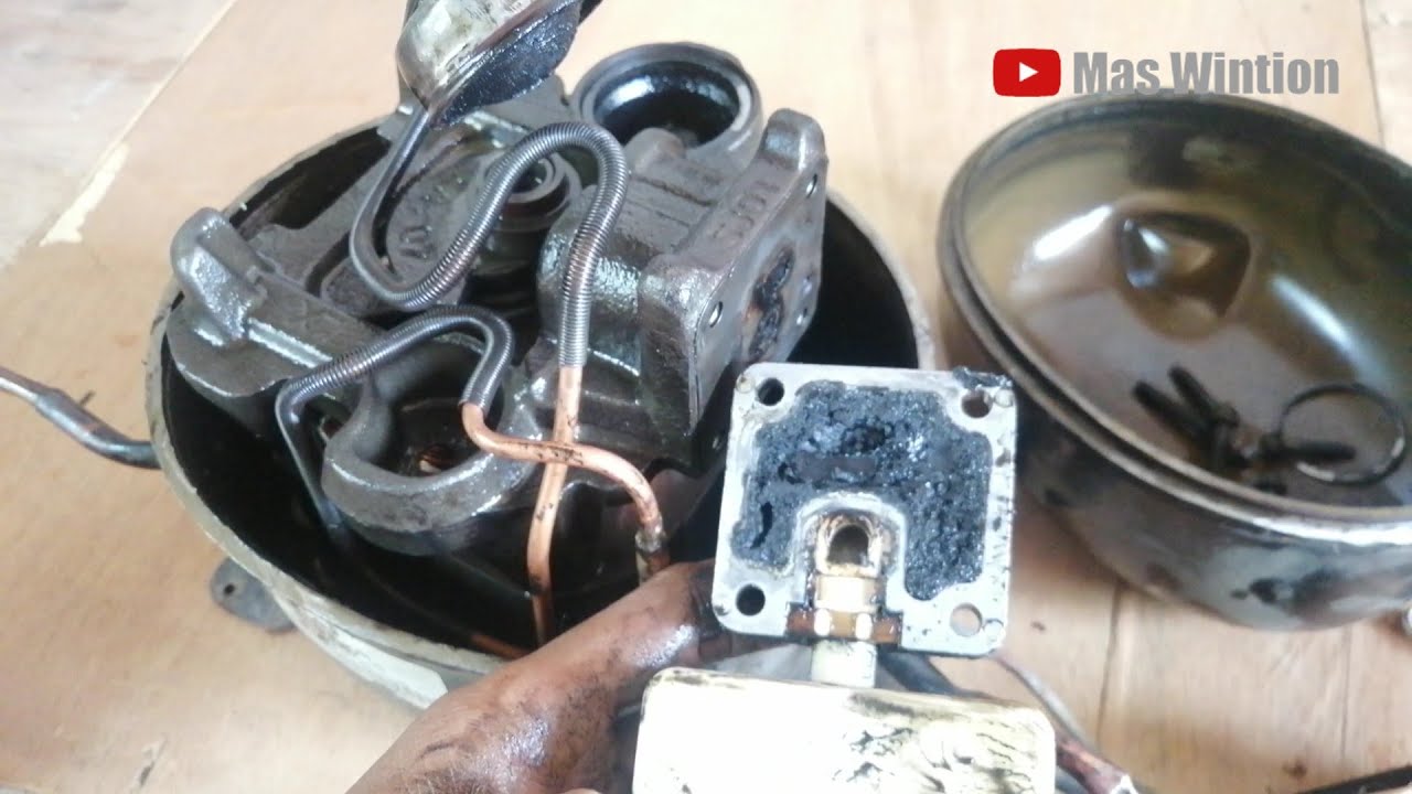 RESTORASI KOMPRESOR KULKAS MACET,HILANG KOMPRESI, RUSAK, #Diy#kompresor