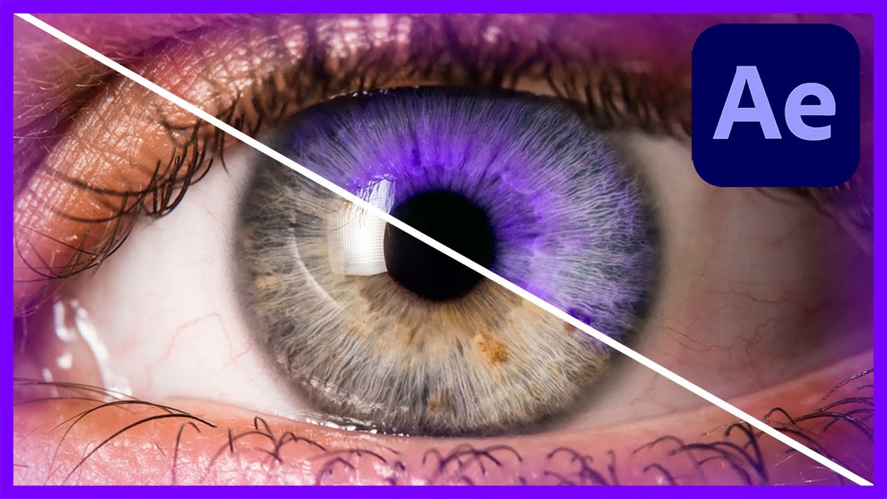 HOW TO CHANGE YOUR EYE COLOR IN 5 MINUTES (After Effects Tutorial)
