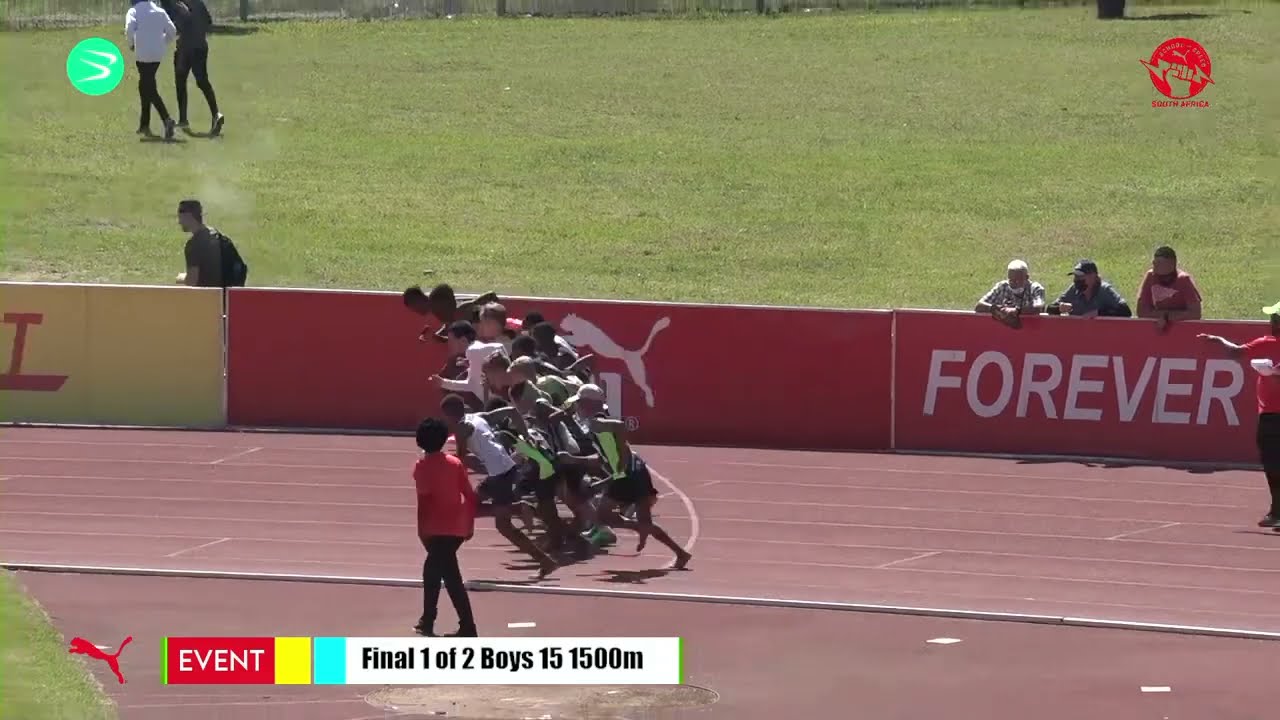 PUMA SCHOOL OF SPEED 3 RUIMSIG   Boys u15 1500m Final 1 of 2