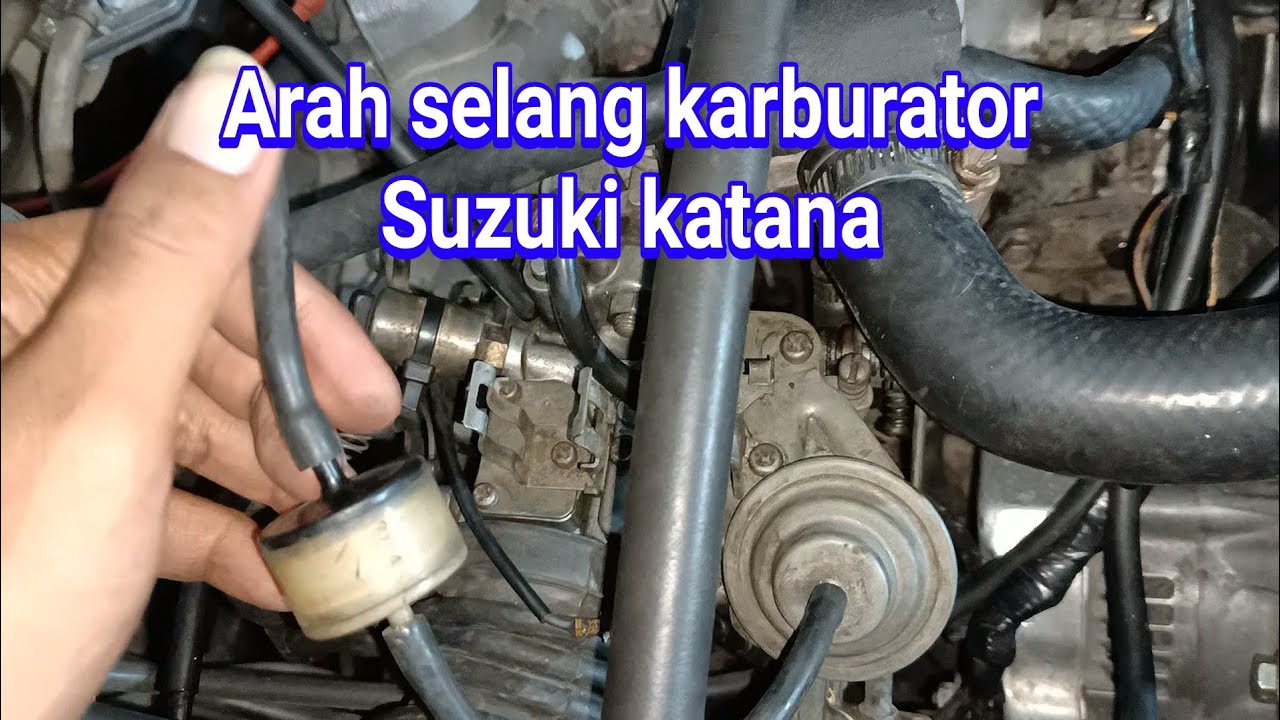 jalur selang karburator suzuki katana gx 95