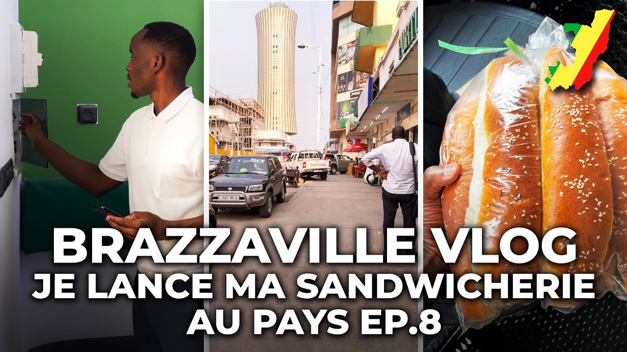Je te présente mon petit fast food à Brazzaville 🇨🇬 bientôt opérationnel