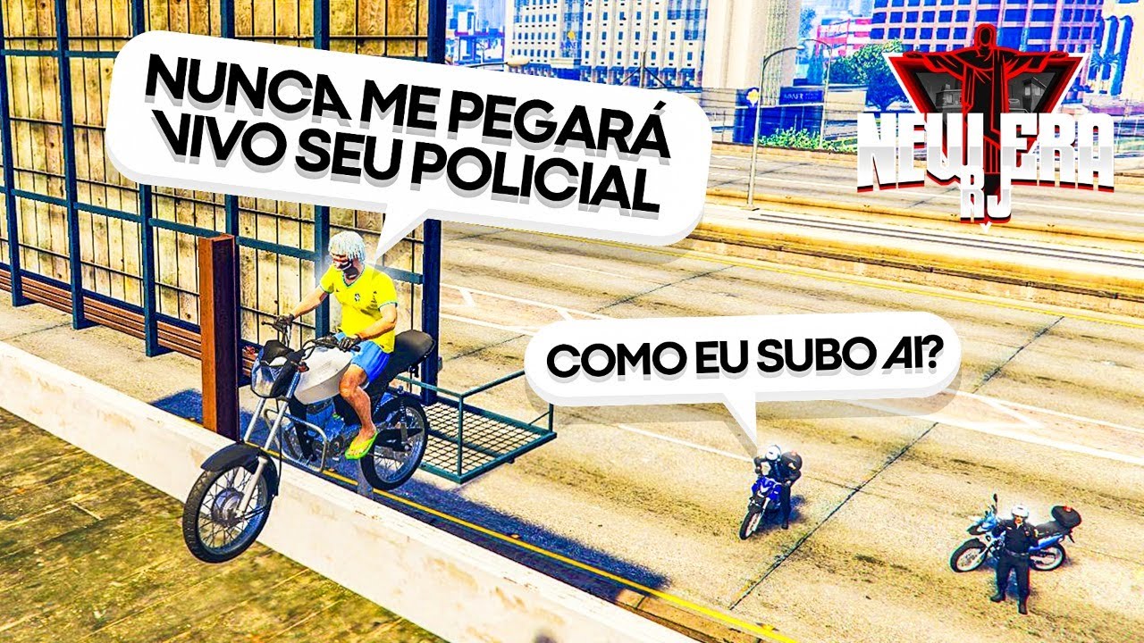 TESTEI AS FUGAS MAIS APELONAS DE MOTO NO GTA RP