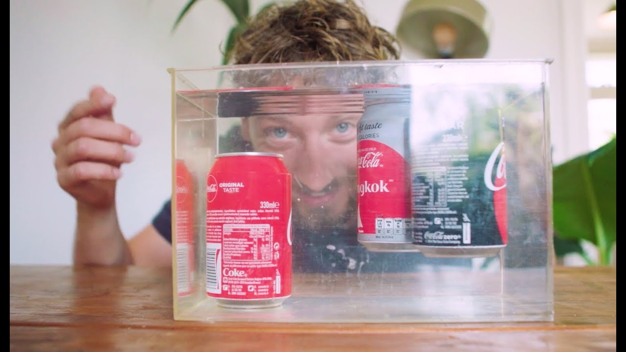 Is Cola Light ook echt lichter dan gewone Cola?