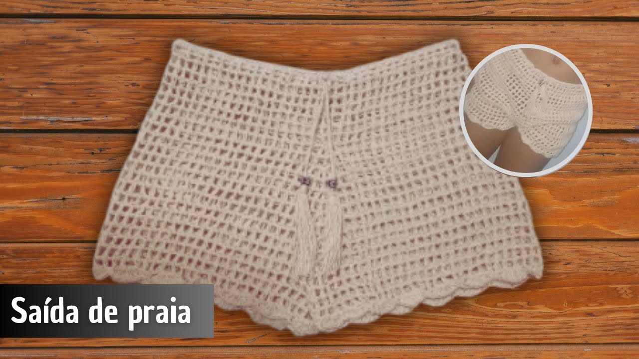 SAÍDA DE PRAIA Infantil de CROCHÊ: Passo a Passo Fácil (Serve para Todos os Tamanhos)