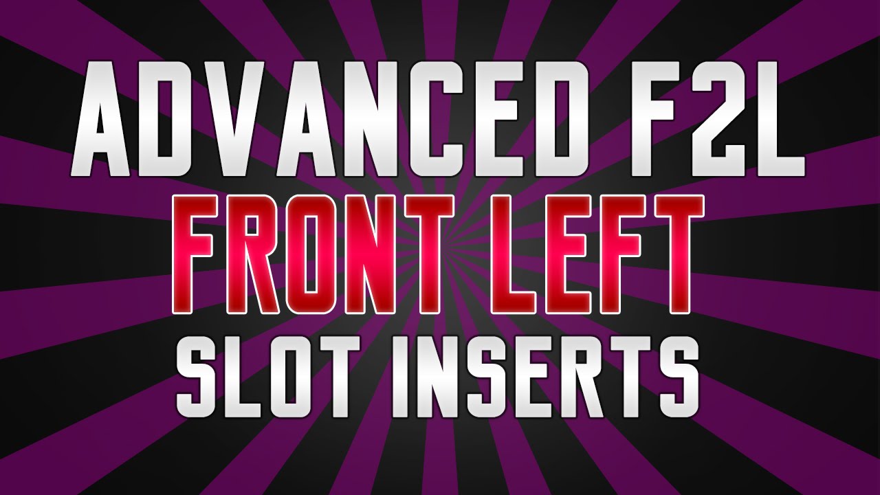 [CFOP] ADVANCED F2L TUTORIAL : FRONT LEFT SLOT INSERT