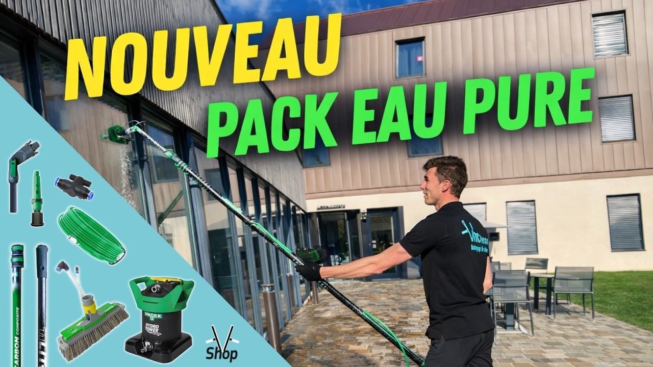 Nettoyer des Vitres à l’Eau Pure Jusqu’à 10m : Le Kit Complet Professionnel Unger