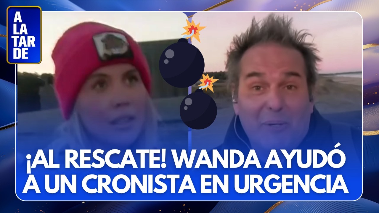WANDA Y UN GESTO QUE NADIE ESPERABA: SOCORRIÓ A UN PERIODISTA