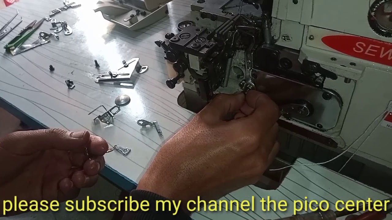 how to adjust guide in overlock machine / Pico machine Kay guide kutwork ko kesay  lagathay hain