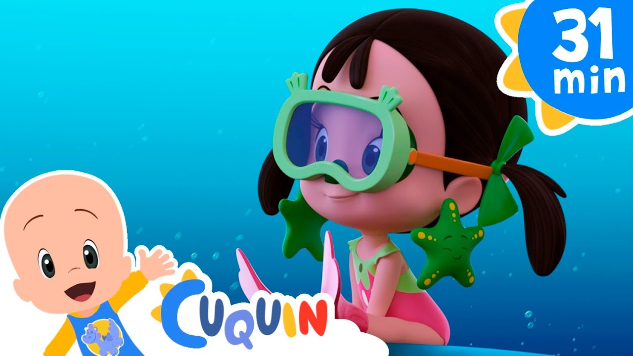 Kleo i Kukin 🧜‍♀️ Jestem panią oceanów 🐚 Kreskówki i piosenki dla dzieci 🦞 Cleo & Cuquin