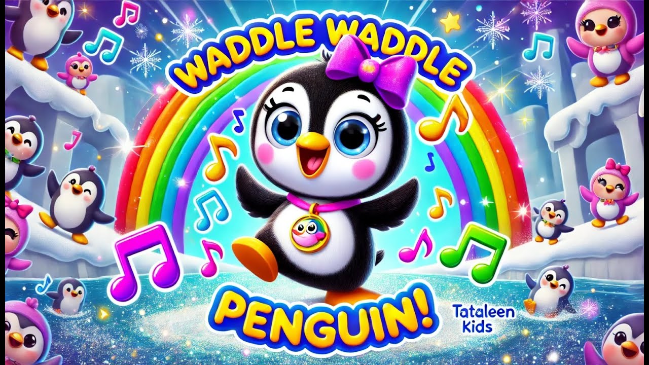Waddle Waddle Penguin! 🐧 | Fun Dance Song for Kids | 1