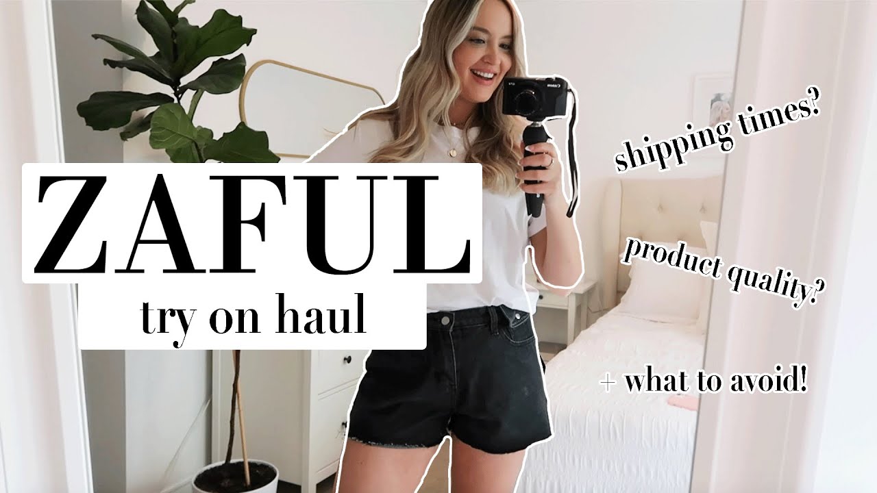 Postpartum try on haul 😳 | my honest Zaful review